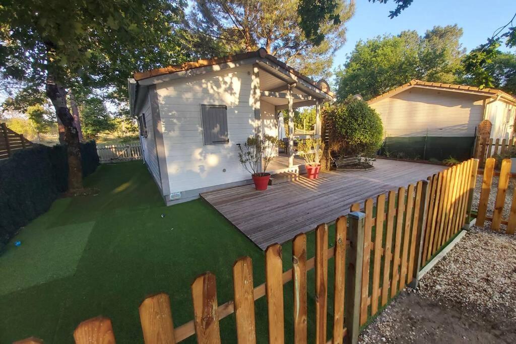 Willa Chalet T3/Clim/Wifi/Pkg/Terrasse/15 Min Plages La Teste-de-Buch Zewnętrze zdjęcie